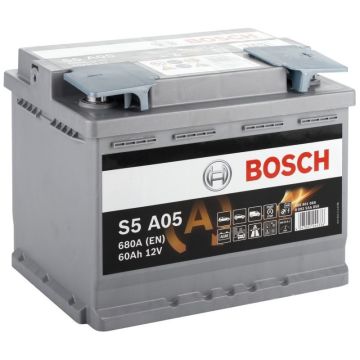 ΜΠΑΤΑΡΙΑ BOSCH ΔΕΞΙΑ AGM START/STOP S5A050 60Ah 680A 0092S5A050