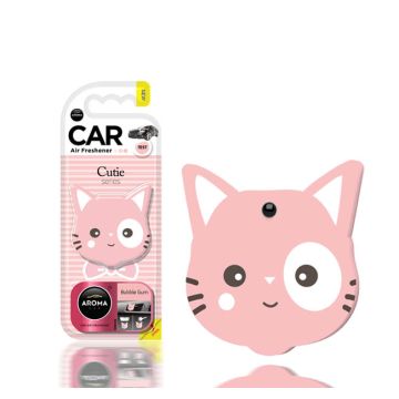 Αρωματικό Αυτοκινήτου Κρεμαστό Aroma Cutie Series Bubble Gum 1 Τεμάχιο