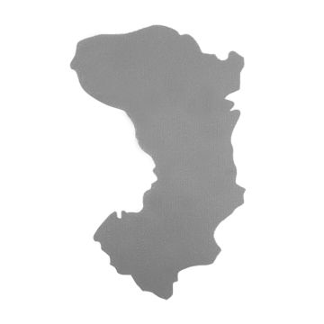 Αυτοκόλλητος Χάρτης Χίος Ασημί 7.5x5 cm 1Τμχ