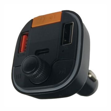  Fm Transmitter ΡL-668 Με Bluetooth, 2 USB Και Οθόνη LCD Μαύρο 1 Τεμάχιο 