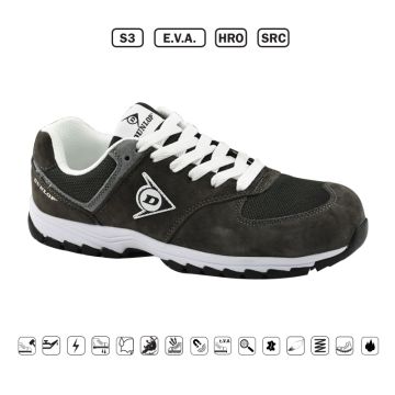 DUNLOP: ΠΑΠΟΥΤΣΙΑ ΕΡΓΑΣΙΑΣ SUEDE+MESH FLYING ARROW - ΓΚΡΙ - S3,E.V.A.,HRO,SRC- ΜΕΓΕΘΟΣ40