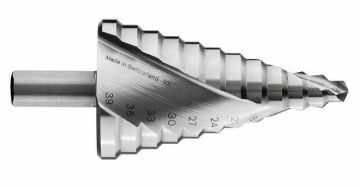 1 ΤΡΥΠΑΝΙ ΚΛΙΜΑΚΩΤΟ HSS  ΚΥΛΙΝΔΡ. Φ.4-39mm συνολ.107mm BOSCH