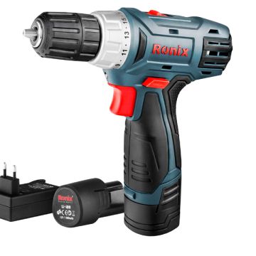 Δραπανοκατσάβιδο RONIX 8012 12v  Li-ion 2x1.5ah  0-4000rpm  