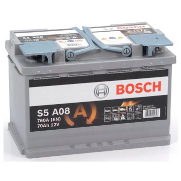 ΜΠΑΤΑΡΙΑ BOSCH ΔΕΞΙΑ AGM START/STOP S5A080 70Ah 760A 0092S5A080