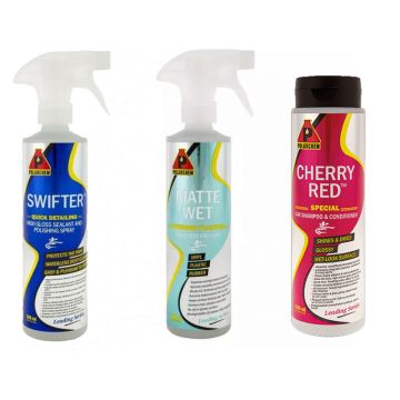 POLARCHEM SET Swifter 500ml + Matte Wet 500ml + Cherry Red 500ml