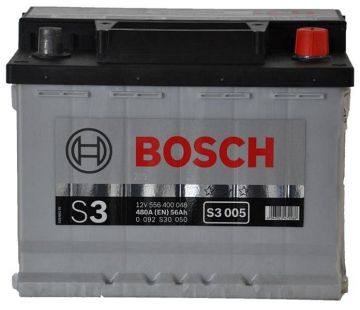 ΜΠΑΤΑΡΙΑ S3005 56AH 480A S3 ΔΕΞΙΑ BOSCH