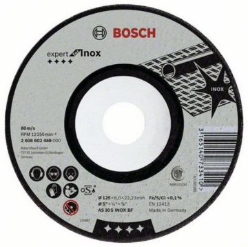 ΔΙΣΚΟΣ ΛΕΙΑΝΣΗΣ ΑΝΟΞΕΙΔ 115x6,0 MM ΠΑΧΟΣ