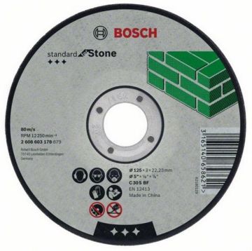 ΔΙΣΚΟΣ ΚΟΠΗΣ ΠΕΤΡΑΣ 180Χ3,0 mm BOSCH