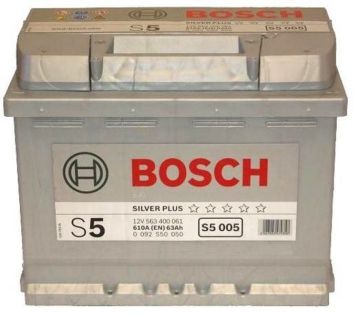 ΜΠΑΤΑΡΙΑ S5005 63AH 610A S5 ΔΕΞΙΑ BOSCH