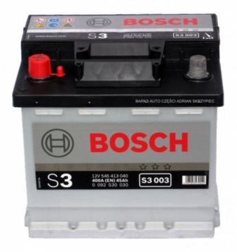 ΜΠΑΤΑΡΙΑ S3003 45AH 400A S3 ΑΡΙΣΤΕΡΗ BOSCH