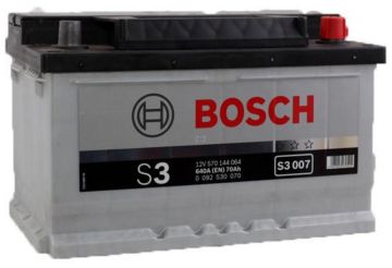 ΜΠΑΤΑΡΙΑ S3007 70AH 640A S3 ΔΕΞΙΑ BOSCH